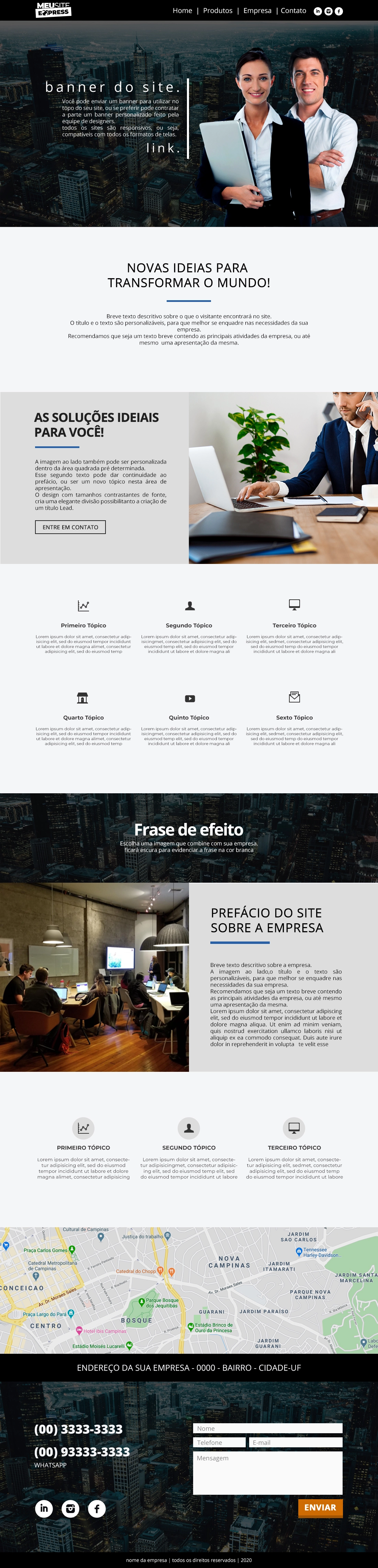 Site Express Modelo 01