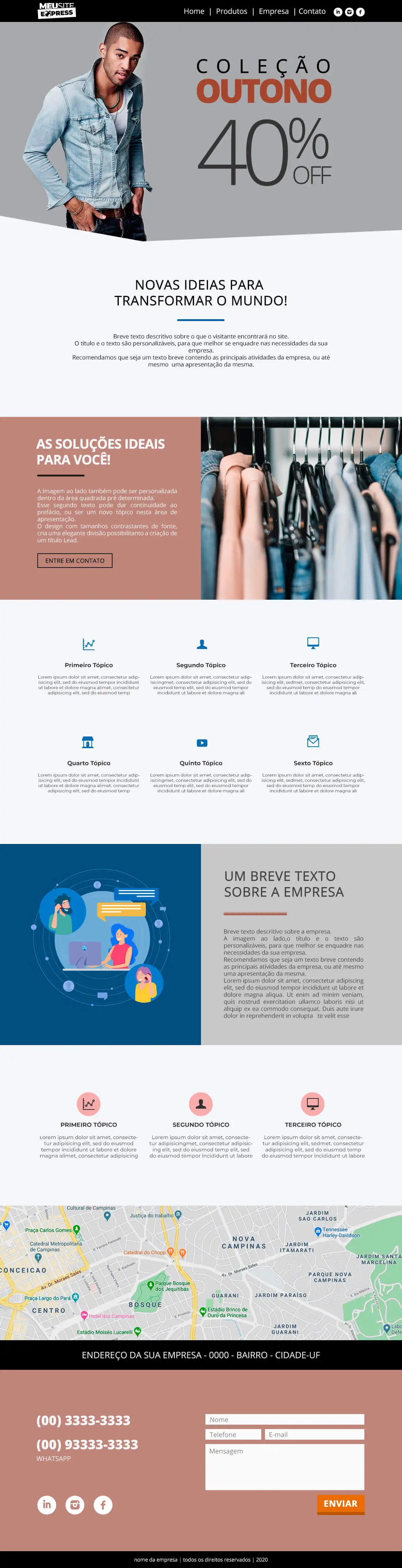 Site Express Modelo 01